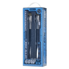 Câble Type-C / Type-C en Alliage Zinc Tressé | Smarty Paris 